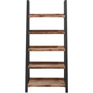 👉 Boekenkast bruin Scott - 180x90x40 cm Leen Bakker 8714901750217