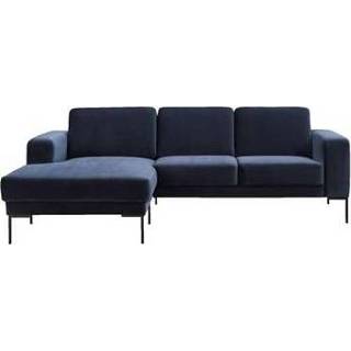 👉 Hoekbank blauw stof small Tom - Letto 1022 Leen Bakker 8714901747569