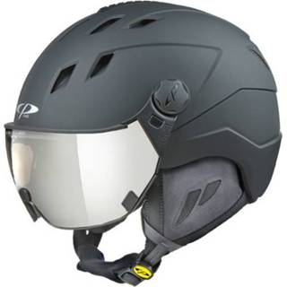 👉 Skihelm zwart CP Corao+ met meekleurend vizier (4 Keuzes) - zeer veilig