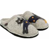 👉 Pantoffels grijs zwart 41 vrouwen Haflinger - Women's Flair Cucho maat 41, grijs/zwart 4059164428270