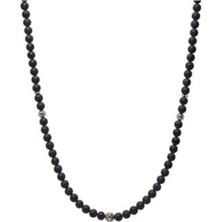 👉 Male zwart Beaded Necklace