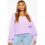 👉 Plus Puff Sleeve Sweater, Lilac