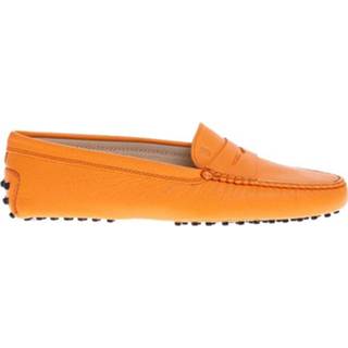 👉 Loafers vrouwen oranje Gomini - Moccasins with decorative placket