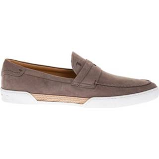 👉 Moccasins male grijs Riviera - with topstitched tab