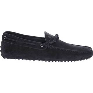 👉 Moccasins rubber male zwart Gomini Laccetto - with laces and studs