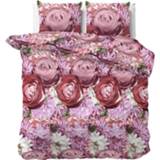 👉 Kussenslop Katoen-Polyester roze Sleeptime Elegance Flower Passion Lits-jumeaux (240 x 220 cm + 2 kussenslopen) Dekbedovertrek 8720105606014