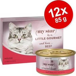 👉 Kattenvoer blik My Star Mousse Gourmet 12 x 85 g - Kalkoen & Basilicum 4062911000568