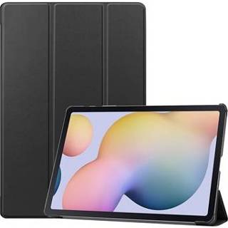 Zwart Tri-Fold Series Samsung Galaxy Tab S7+ Folio Hoesje - 5712579949479