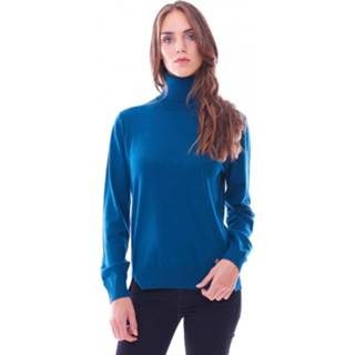 👉 Sweater XL vrouwen blauw Neck