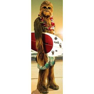 👉 Poster unisex Hoofdmateriaa Papier meerkleurig Star Wars - Chewbacca Surfin' 4050819336193