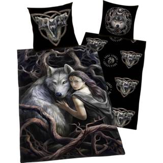 👉 Beddengoed multicolor unisex Anne Stokes - Wolf 4006891917911