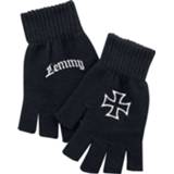👉 Vingerloze handschoen zwart unisex Motörhead - Lemmy handschoenen 4060587411626