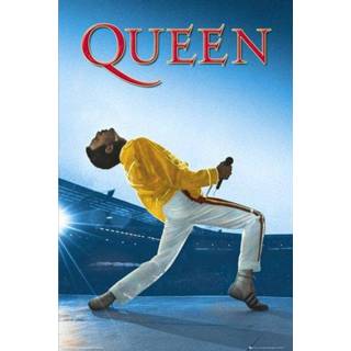 👉 Poster unisex Hoofdmateriaa Papier meerkleurig Queen - Wembley 5028486081844