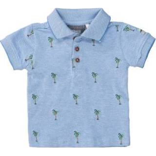 Poloshirt babymode jongens blauw STACCATO zacht ocean Allover print 4333854838953