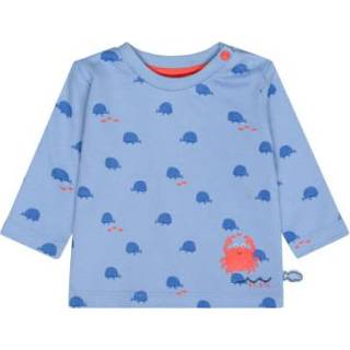 Shirt pasgeborene meisjes blauw STACCATO met zacht ocean patroon 4333854801032