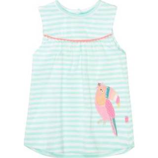 👉 Tuniek katoen mix meisjes turkoois STACCATO b right gestreept met munt 4333854843001