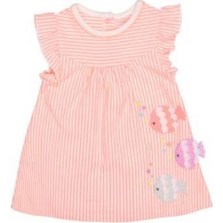 👉 Tuniek katoen mix babymode meisjes STACCATO neon papaja gestreept 4333854833392