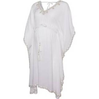 👉 Wit viscose s vrouwen Mamalicious Zwangerschapskaftan MLGILLIAN Sneeuw White 5714503803994