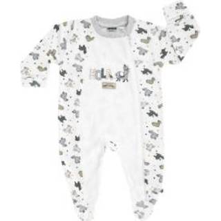 👉 Pyjama pasgeborene meisjes wit JACKY Lama 1-delig patroon 4001742784254