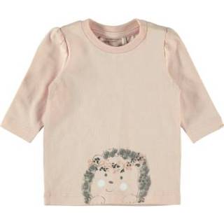 👉 Longsleeve katoen mix pasgeborene meisjes Name it shirt NBFKAROLA Peach huid 5714509990520