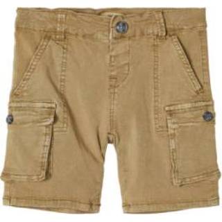 👉 Katoen mix babymode jongens bruin Name it Shorts Nmmbarry Twibatella cargo kelp 5714505590151