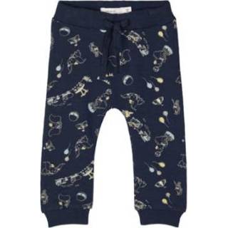 👉 Sweatpant saffier katoen mix jongens blauw Name it Sweatpants Nbmdumbo donker 5714488694501