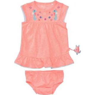 Katoen mix meisjes STACCATO Tuniek+broek neon papaja 4333854836072