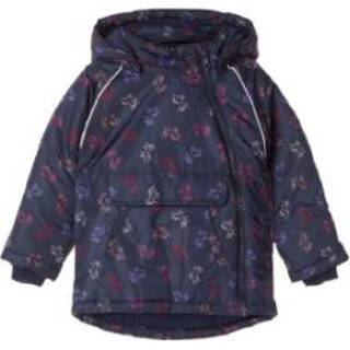 Saffier polyester babymode meisjes blauw Name it Girls Jasje NMFMICCO donker 5713774492227