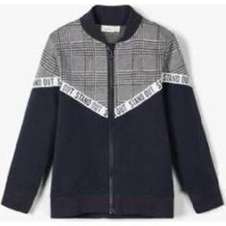 Saffier katoen mix babymode jongens blauw Name it Zweetjas Nmfto cherry donkere 5714493626245