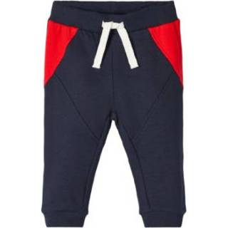 👉 Sweatpant saffier katoen mix pasgeborene jongens blauw Name it Sweatpants Nbmtinan donker 5714493638354