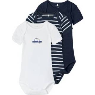 👉 Saffier babymode meisjes blauw Name it Lichaam 3-pack donker 5714912968802