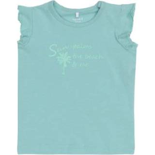 Shirt katoen mix groen meisjes Name it Girls T-Shirt Gombo aqua haze 5713443156450