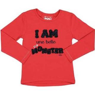 👉 Shirt rood katoen mix kindermode meisjes JETTE by STACCATO Girls met lange mouwen b right 4333507870194
