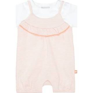 👉 Pasgeborene meisjes STACCATO romper+Shirt zacht peach gestreept 4333854820927