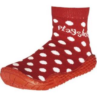 Playshoes Aqua sok stippen rood
