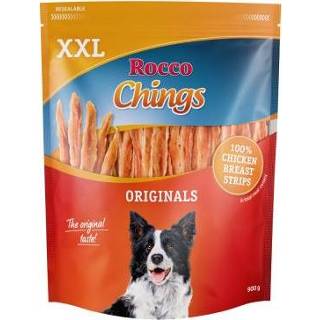 👉 Verpakking XXL Rocco Chings - Kipfilet in reepjes 900g 4260358516462