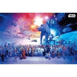 Poster unisex Hoofdmateriaa Papier meerkleurig Star Wars - Universe 5050574345514