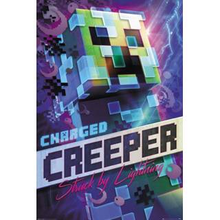 👉 Poster unisex Hoofdmateriaa Papier meerkleurig Minecraft - Charged Creeper 5028486417100