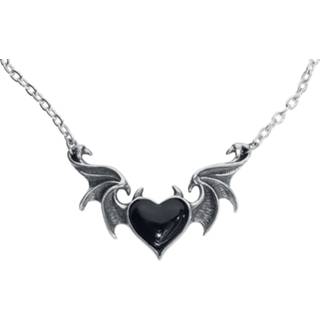 👉 Halsketting zilverkleurig zwart vrouwen hoofdmateriaa tinlegering Alchemy Gothic - BlackSoul