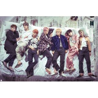 👉 Poster unisex Hoofdmateriaa Papier meerkleurig BTS - Group Bed 5028486425204