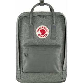 👉 Dagrugzak uniseks grijs Fjällräven - Kånken Re-Wool Laptop 15' maat 18 l, 7323450634773