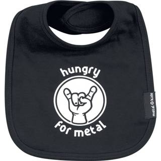 👉 Slab zwart unisex kinderen Metal Kids - Hungry For Slabbetje 4060587950446