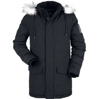 👉 Winterjas zwart mannen m R.E.D. by EMP - Schwarze Winterjacke mit Kunstfellkragen 4060587940188