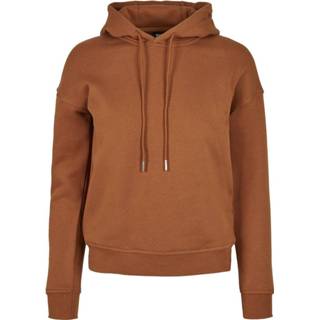 👉 Hoodie bruin vrouwen s Urban Classics - Ladies Trui met capuchon 4053838677834