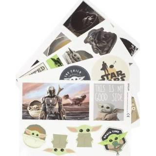 👉 Stickerset multicolor unisex Hoofdmateriaa Papier mannen Star Wars - The Mandalorian Child Abziehbilder Stickersets 5055964757366