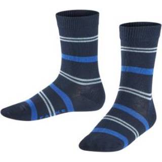 👉 Potlood katoen mix blauw kindermode meisjes FALKE Sok Stripe navy 4043874404549