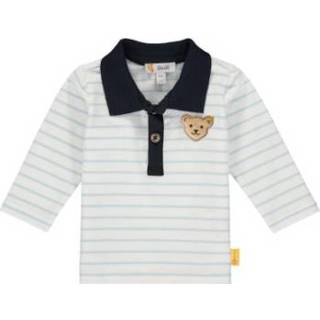 👉 Poloshirt babymode jongens blauw Steiff Poloshirt, winterse lucht 4059991147689