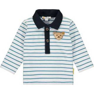 Poloshirt babymode jongens blauw Steiff Poloshirt, faience 4059991147528