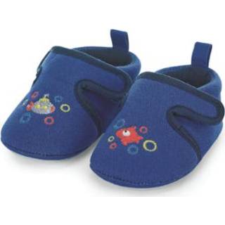 👉 Babyschoenen blauw textiel babymode jongens baby's Sterntaler Babyschoen 4055579952188