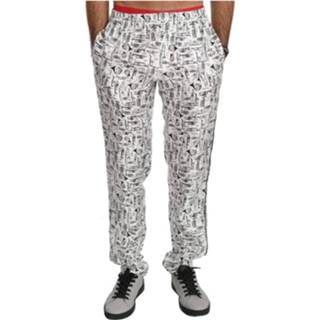 👉 Broek male wit Music Instruments Trousers